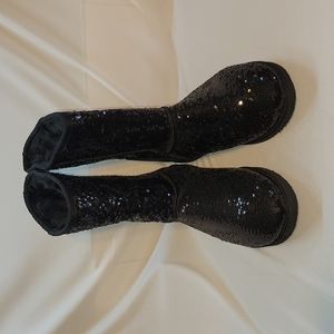 Sequined Boots
